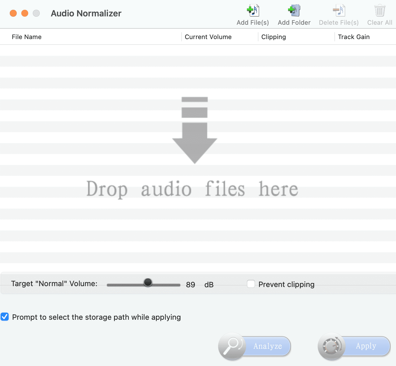 Audio Normalizer Mac