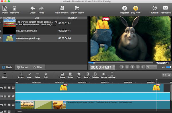 Music and video editing software for mac