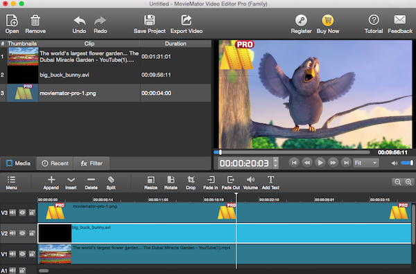 MovieMator Mac Video Editor