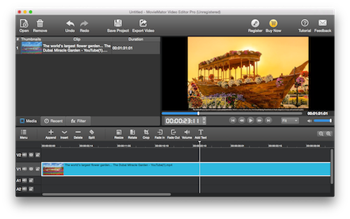 MovieMator Video Editor Pro for Mac