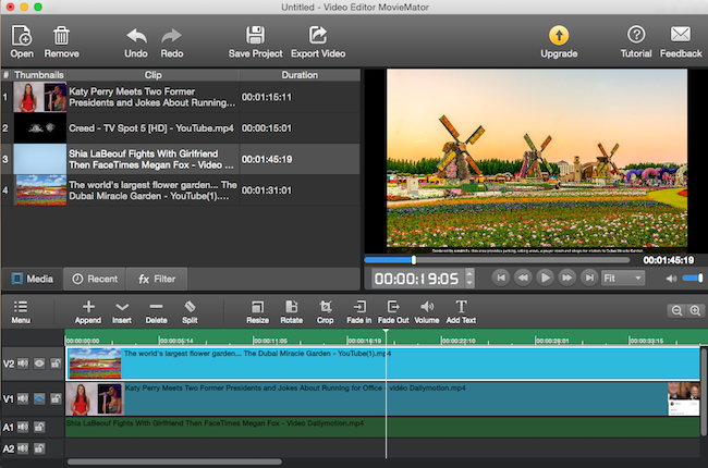 MovieMator Free Mac Video Editor