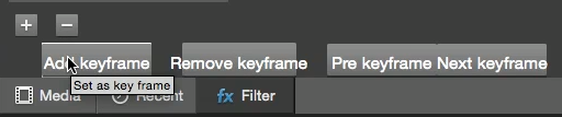 create animated video with keyframe