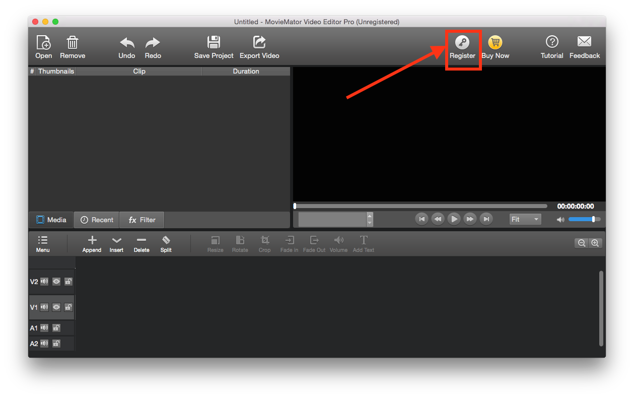 register video editor