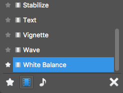 adjust video white balance