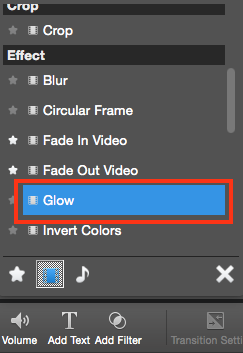 add glow effect to video